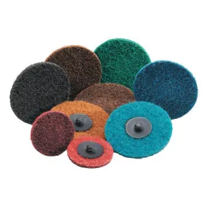 Carborundum Carbo Surface Prep Non-Woven Quick-Change Disc, Type II, 2", Fine, 05539554468