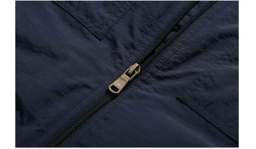 Casual Winter Vest for Men – Warm Fleece Thermal Waistcoat, Army Windbreaker Sleeveless Jacket C28