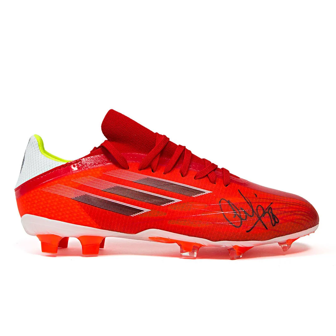 Cesar Azpilicueta Authentically Signed Red Boot