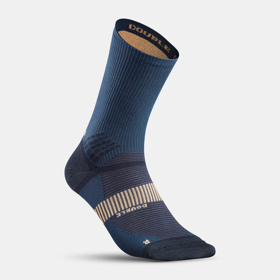 Chaussettes randonnée - Hike 520 Double High Grise x2 paires