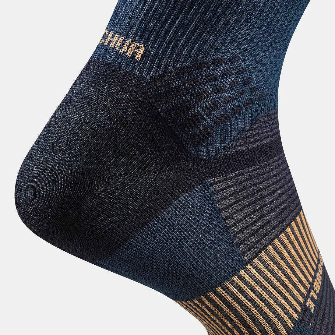 Chaussettes randonnée - Hike 520 Double High Grise x2 paires