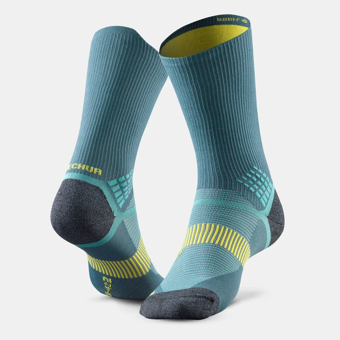Chaussettes randonnée - Hike 520 Double High Grise x2 paires