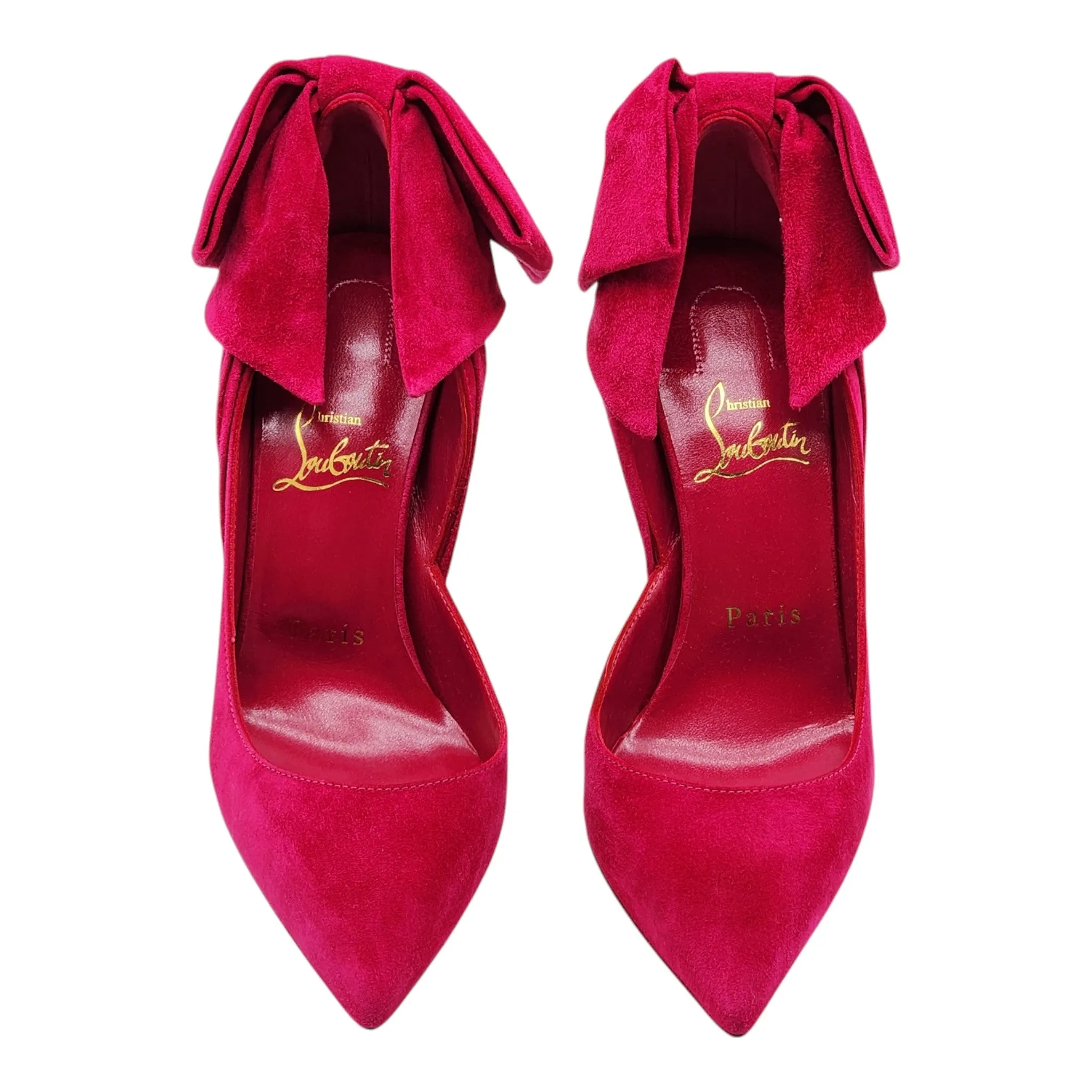 Christian Louboutin Rabakate Pumps 100mm - Suede - Pink - 36