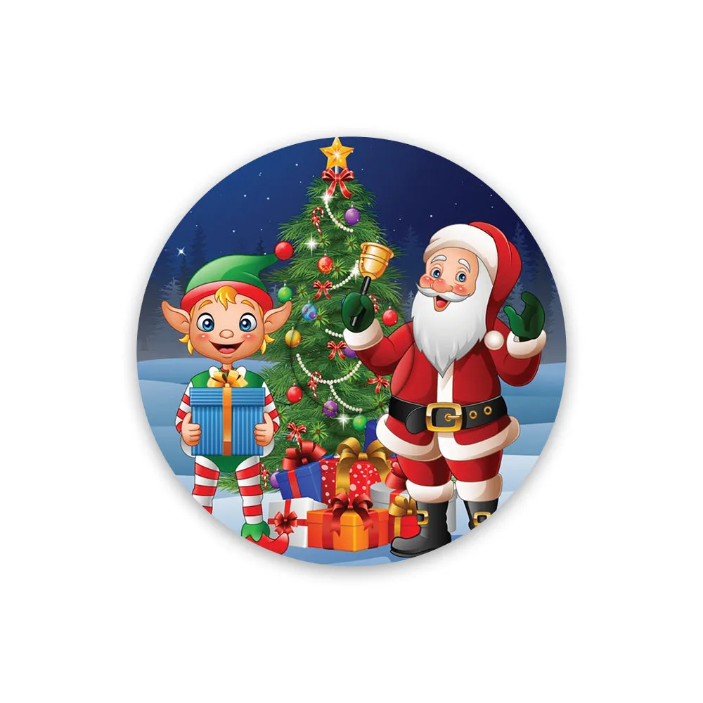 Christmas santa & elf adhesive patches - all devices.