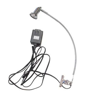 Chrome Clamp Light