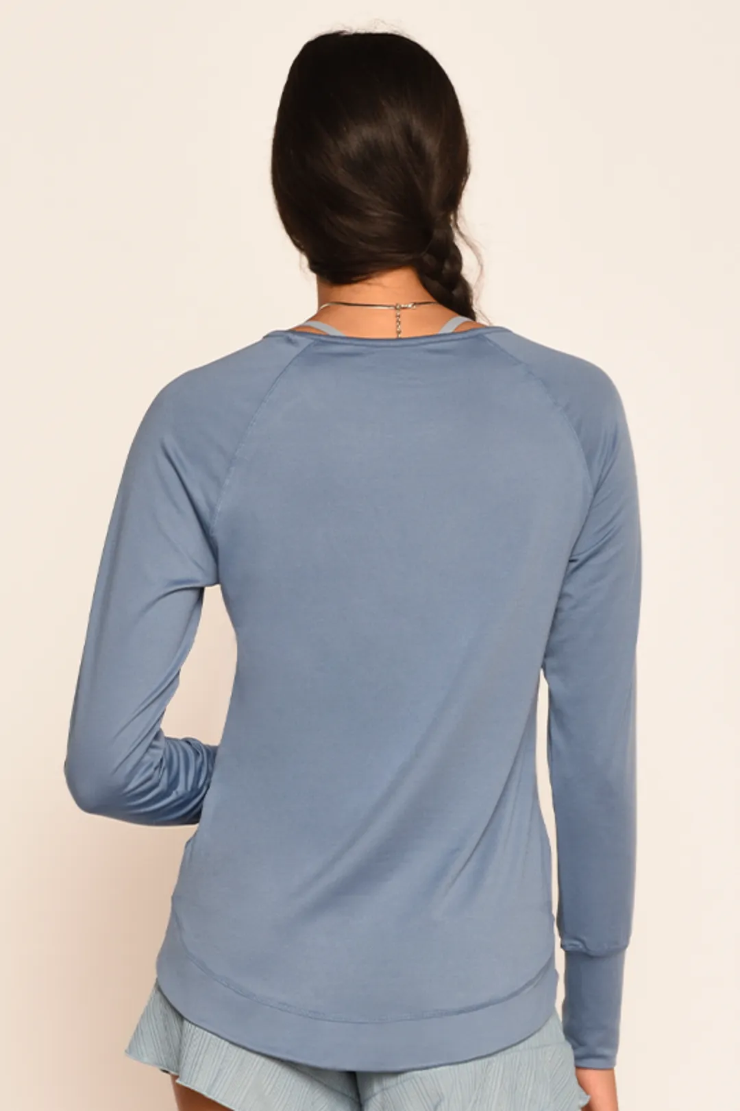 Cottony-soft Round Neck Workout Long Sleeves Shirt