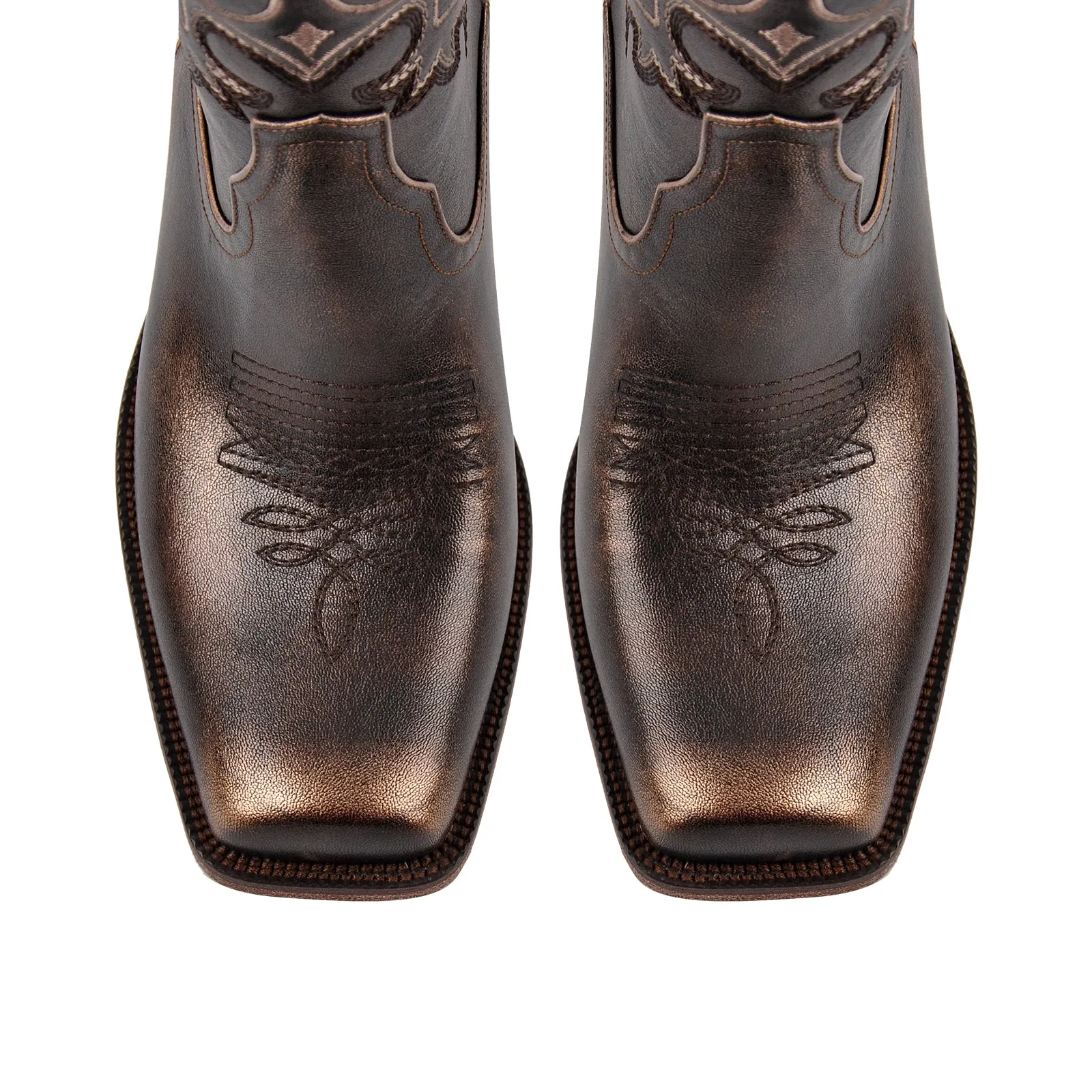 Cowboy Boots for Men Classic Western Style Embroidery Details