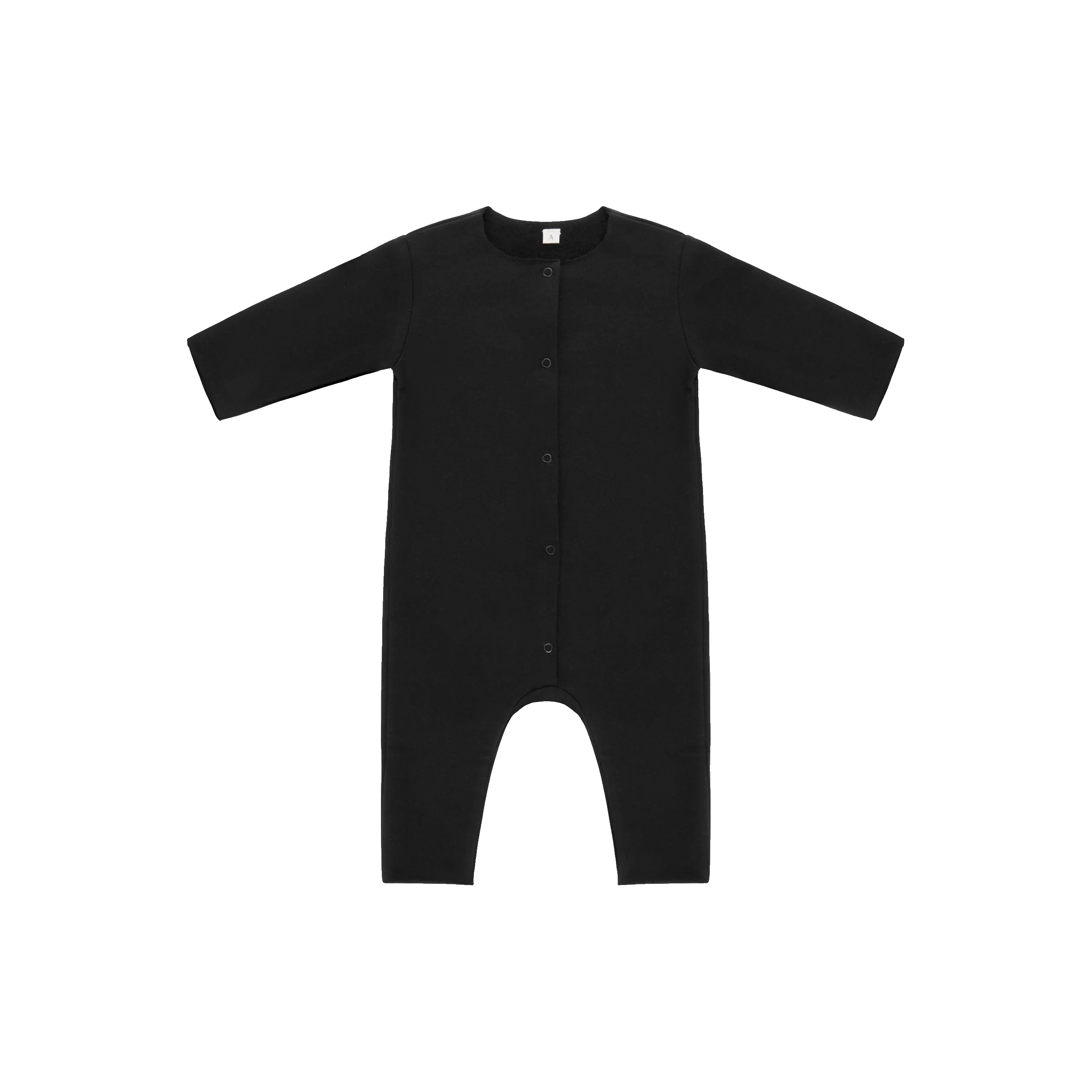 Coyle Organic Cotton Baby Romper (Black)