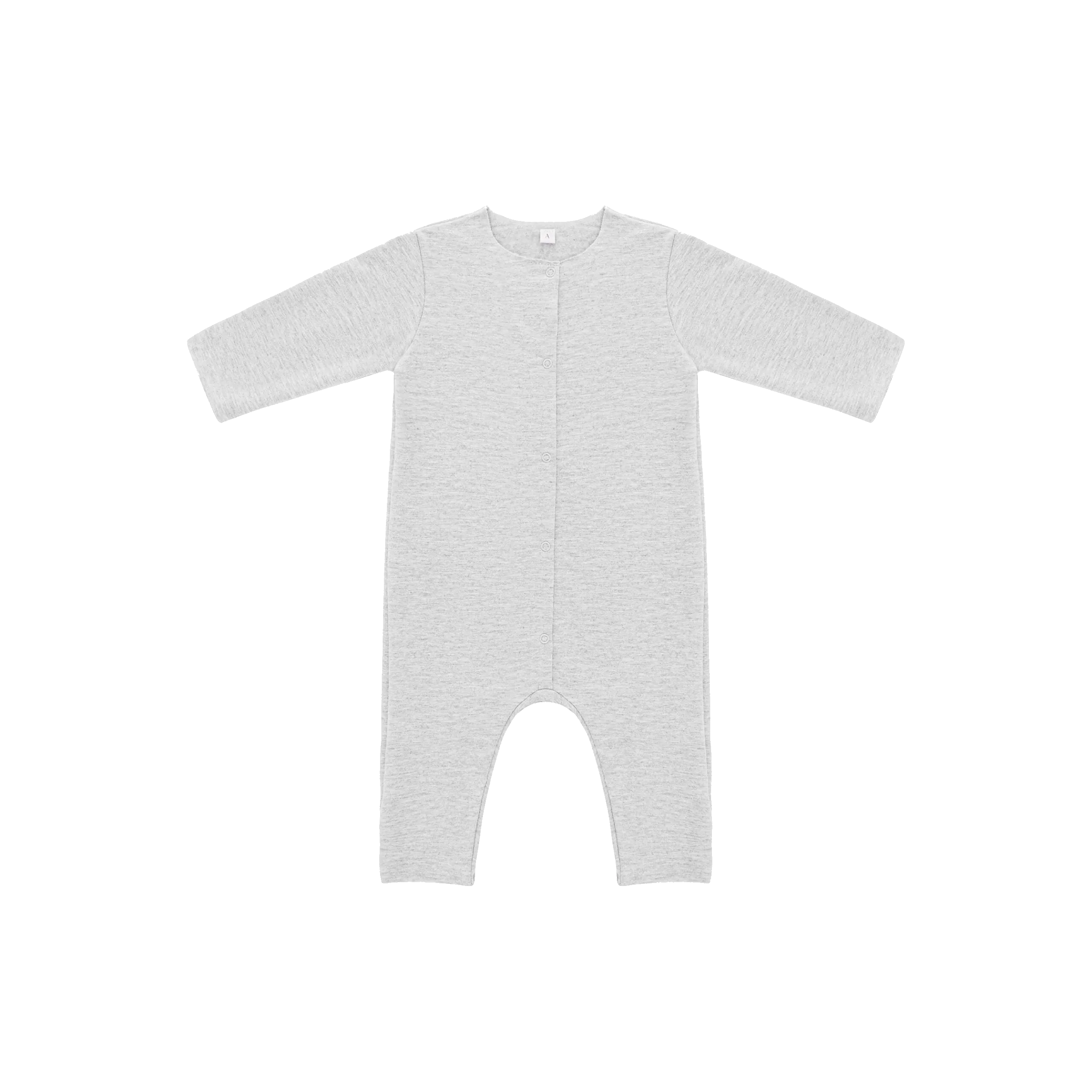 Coyle Organic Cotton Baby Romper (Light Grey)