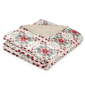 Cozy Christmas Sherpa Blanket