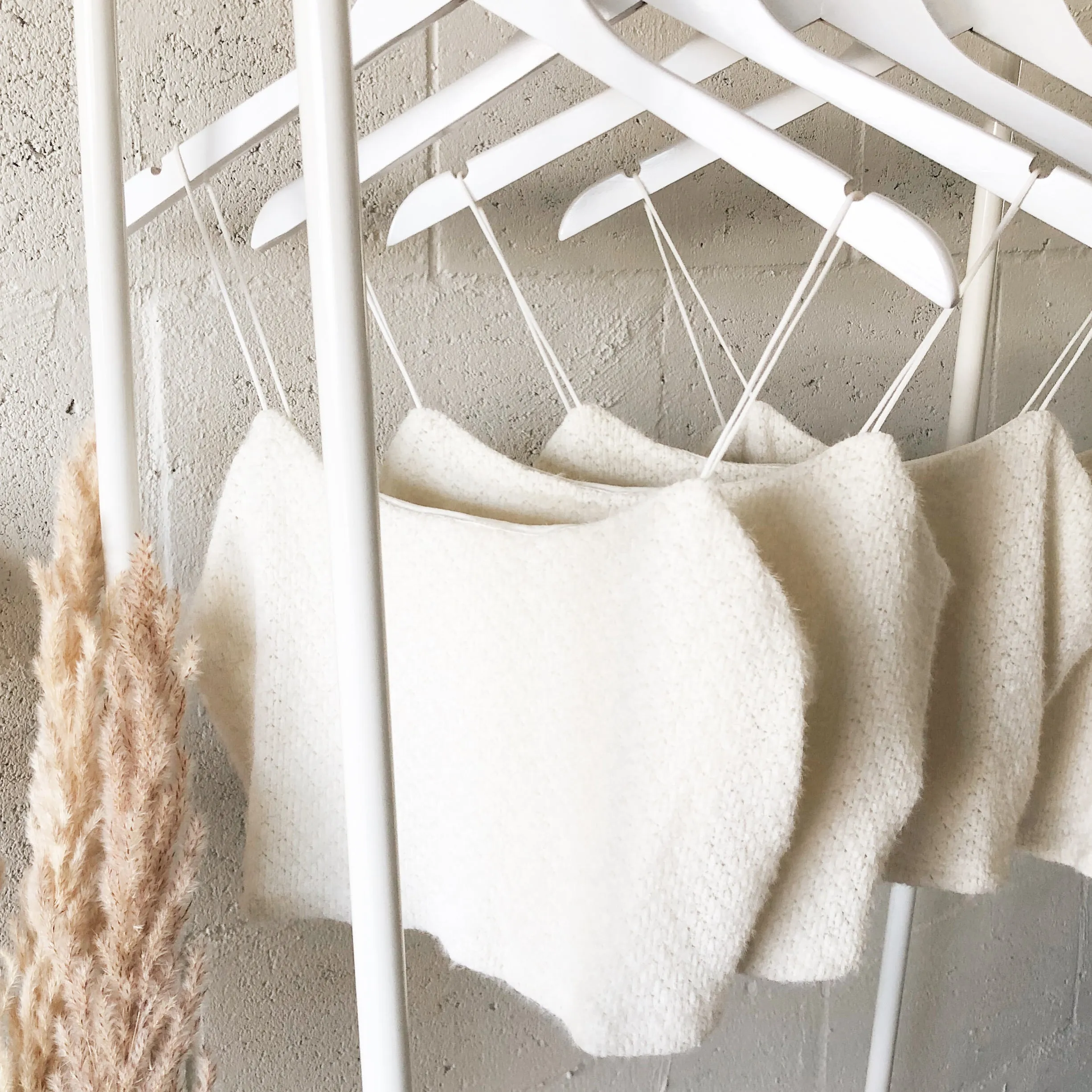 Cozy Off White Tank Top