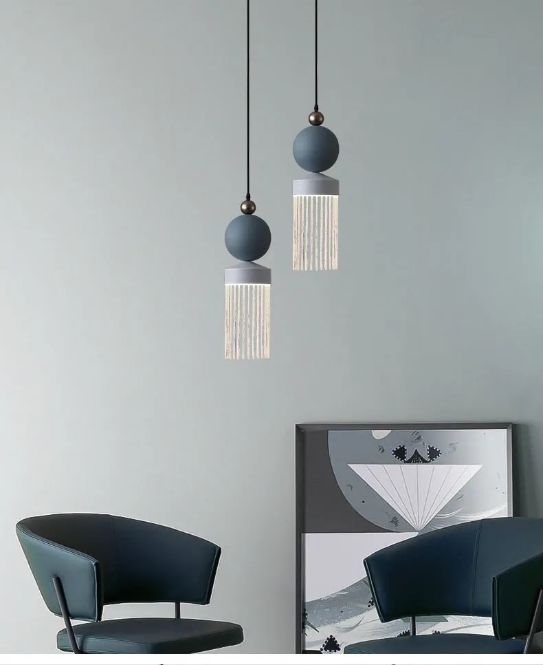 Creative Tassel Pendant Light