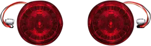 Custom Dynamics PB-RR-JAE Probeam Rear LED Turn Signal Inserts with Red Lenses