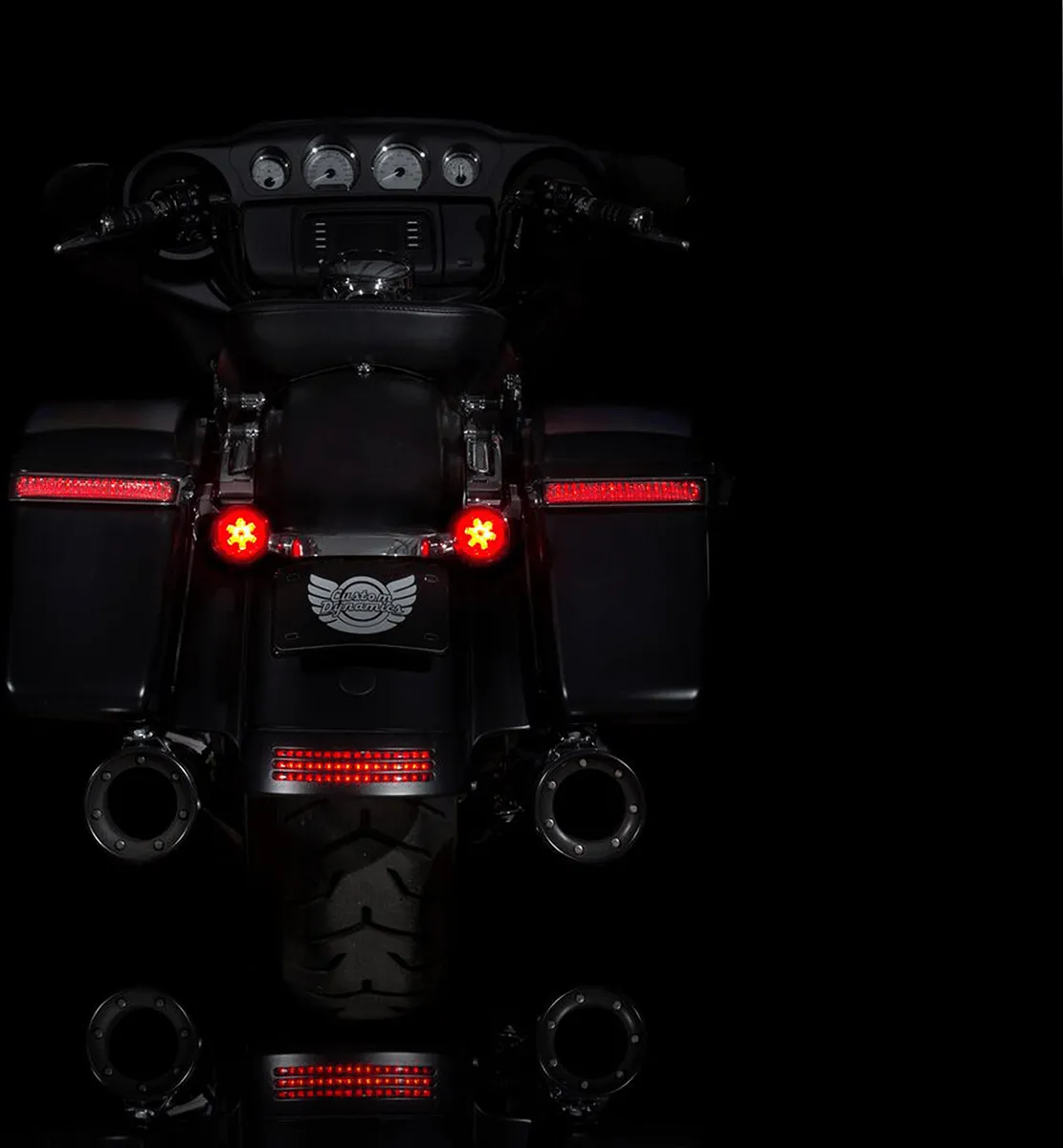 Custom Dynamics PB-RR-JAE Probeam Rear LED Turn Signal Inserts with Red Lenses