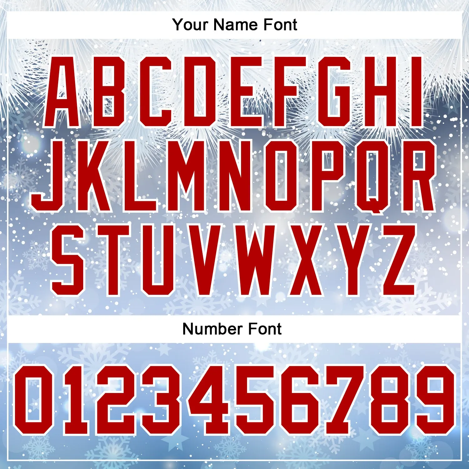 Custom Stitched Light Blue Red-White Christmas Snowflakes 3D Sports Pullover Sweatshirt Hoodie