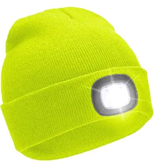 DAILY DEAL ! LED hat in orange black and yellow