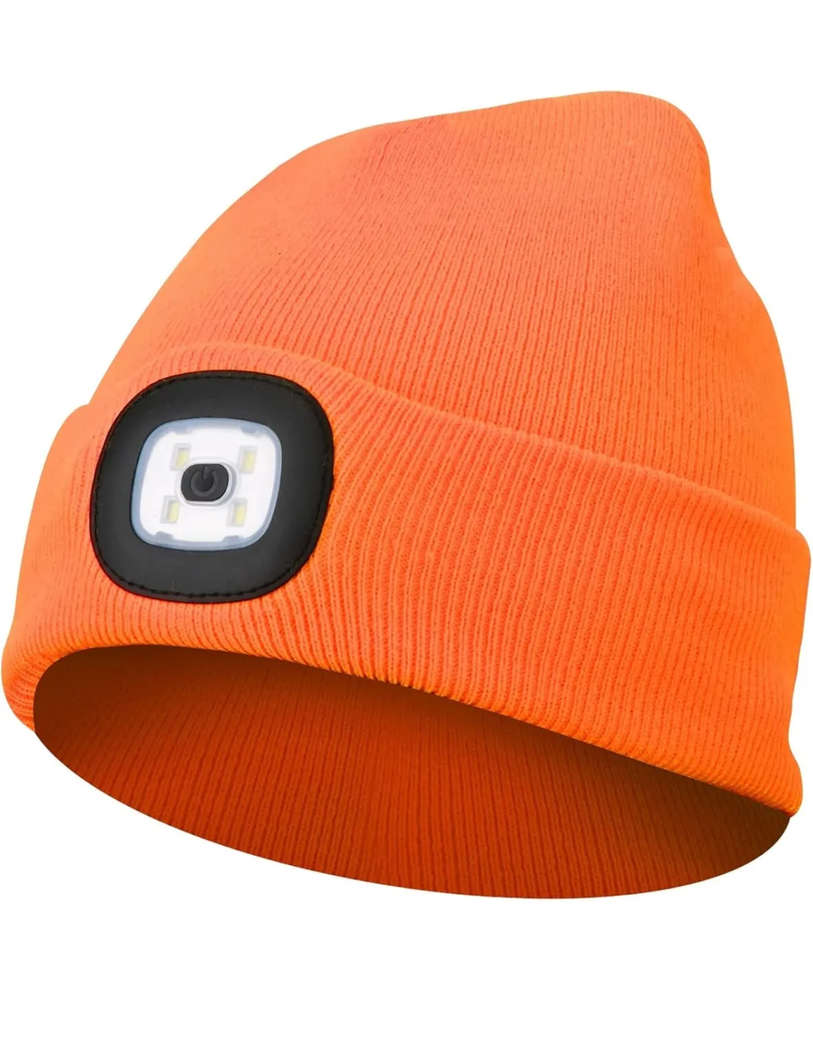 DAILY DEAL ! LED hat in orange black and yellow