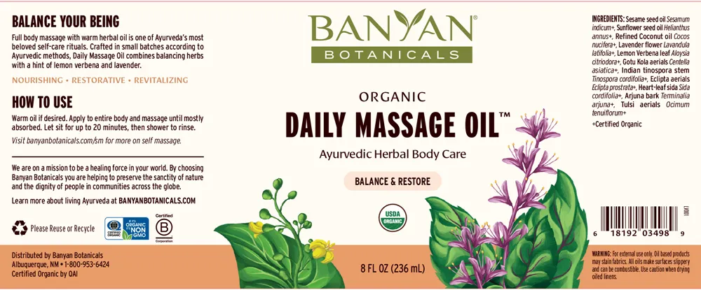 Daily Massage Oil