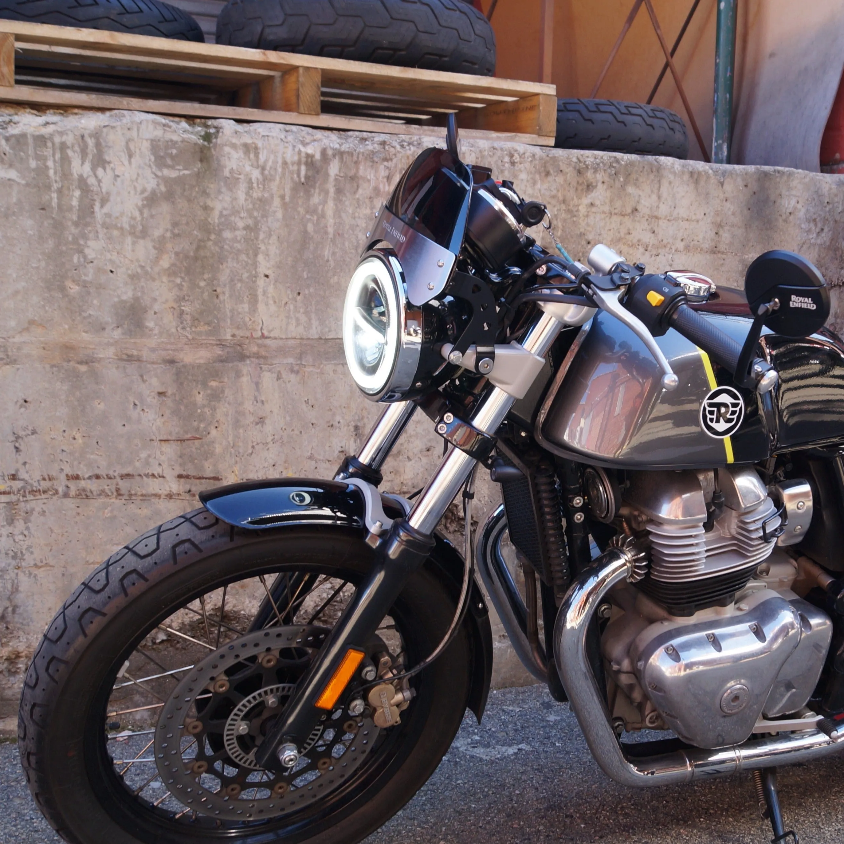 DAYMAKER LED headlight INSERT ENFIELD 650 TWIN