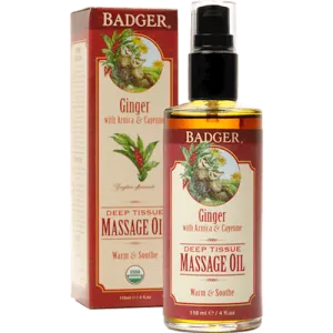 Deep Tissue Massage Oil with Ginger