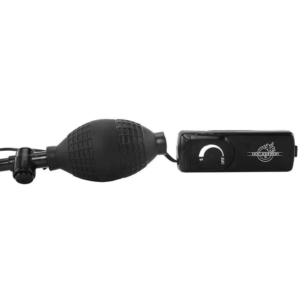 Deluxe Wonder Inflatable Butt Plug in Black