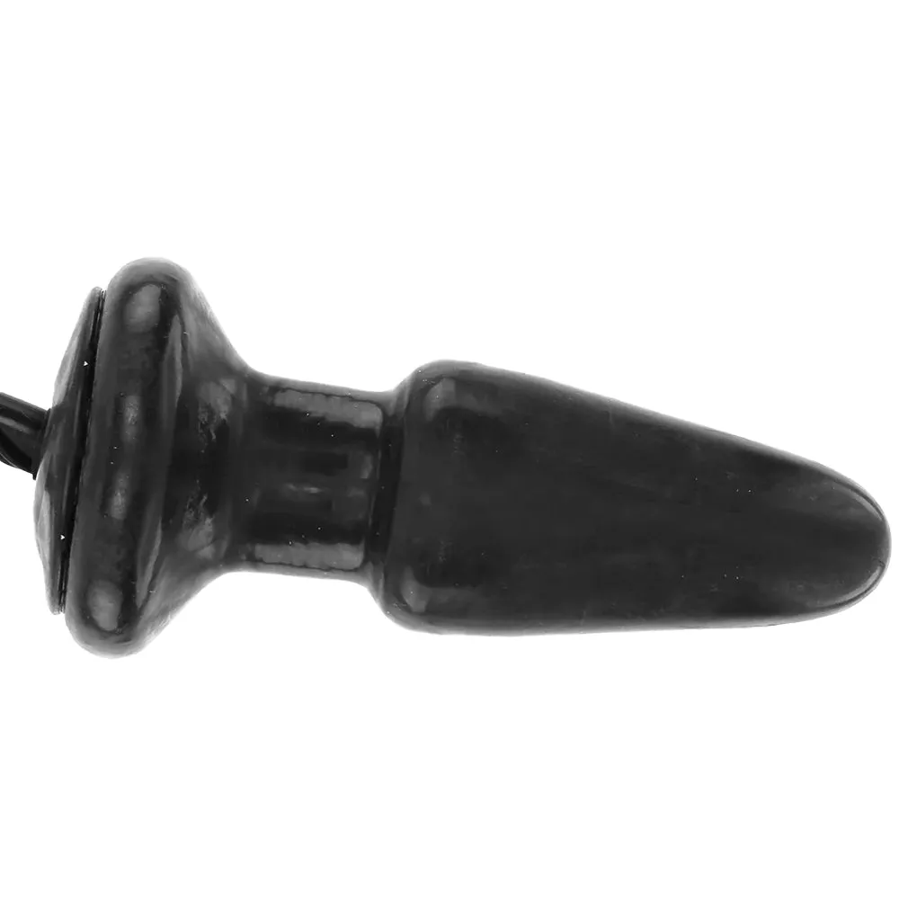 Deluxe Wonder Inflatable Butt Plug in Black