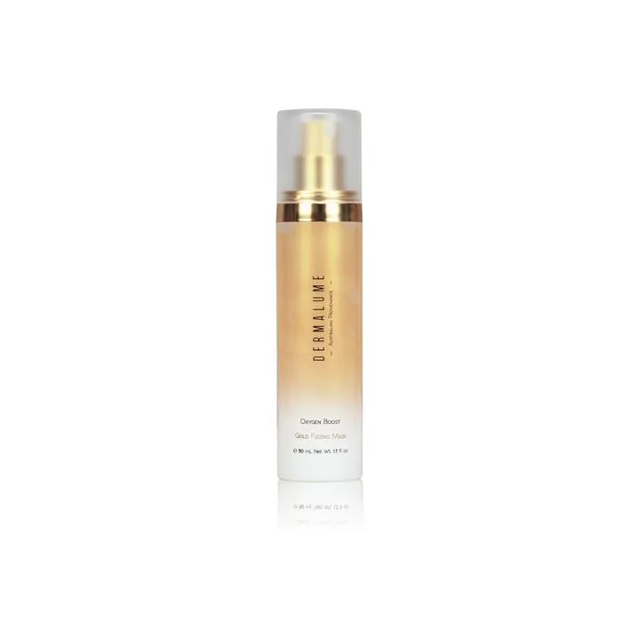 DERMALUME OXYGEN BOOST GOLD FIZZING MASK