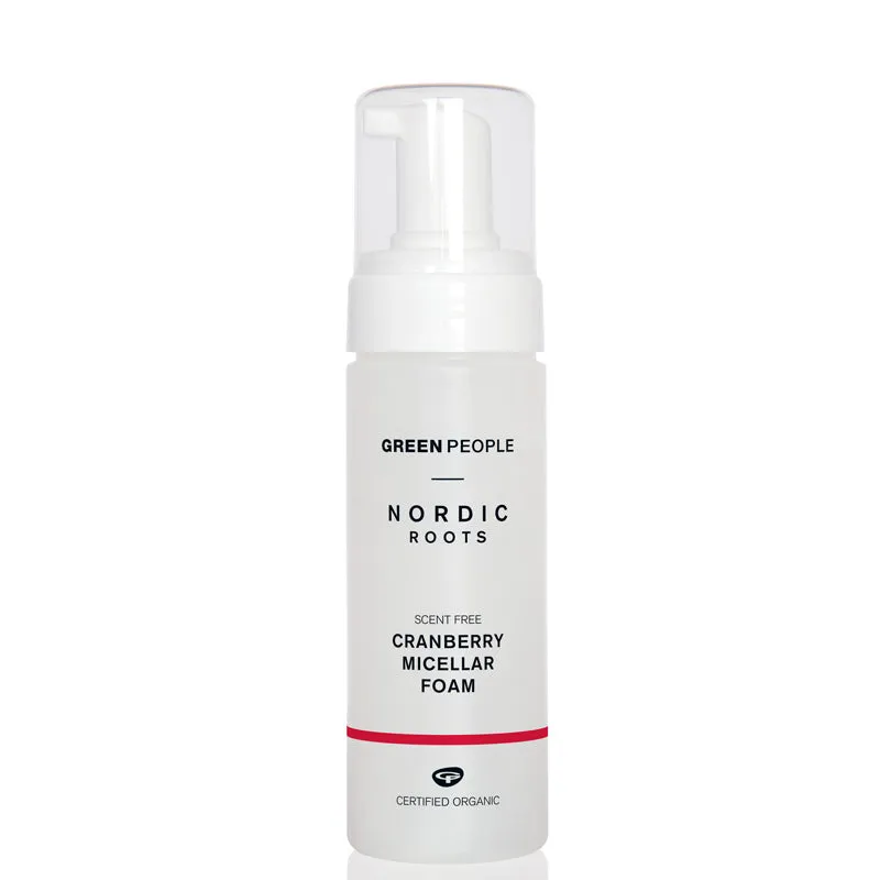 DISCONTINUED Green People Nordic Roots Cranberry Micellar Foam 150ml