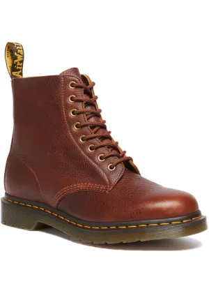 Dr. Martens 1460 Pascal Ambassador Soft Leather Boots Cashew Brown