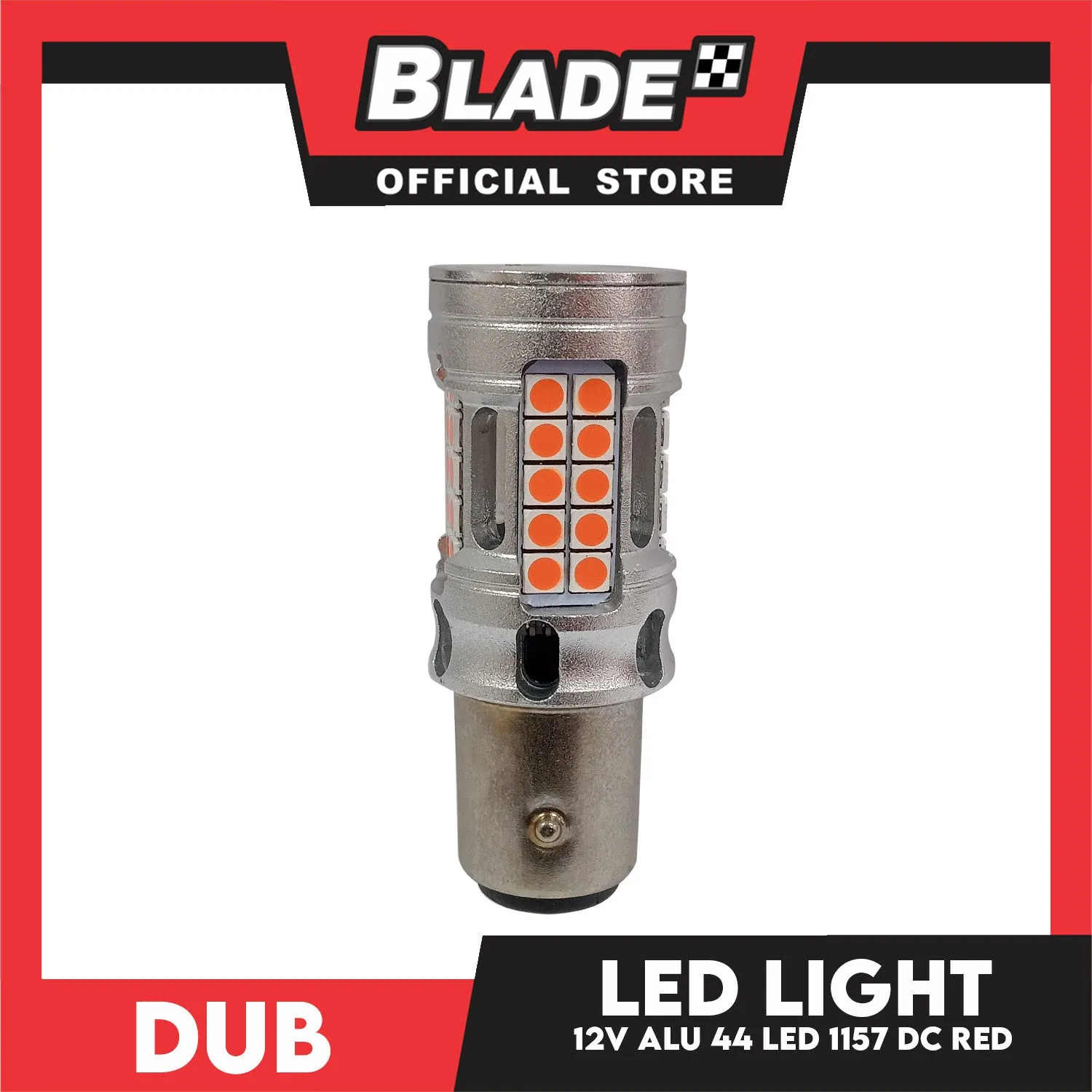 Dub Automotive Car LED 1157 ALU DC 12V 44-LED (Red)