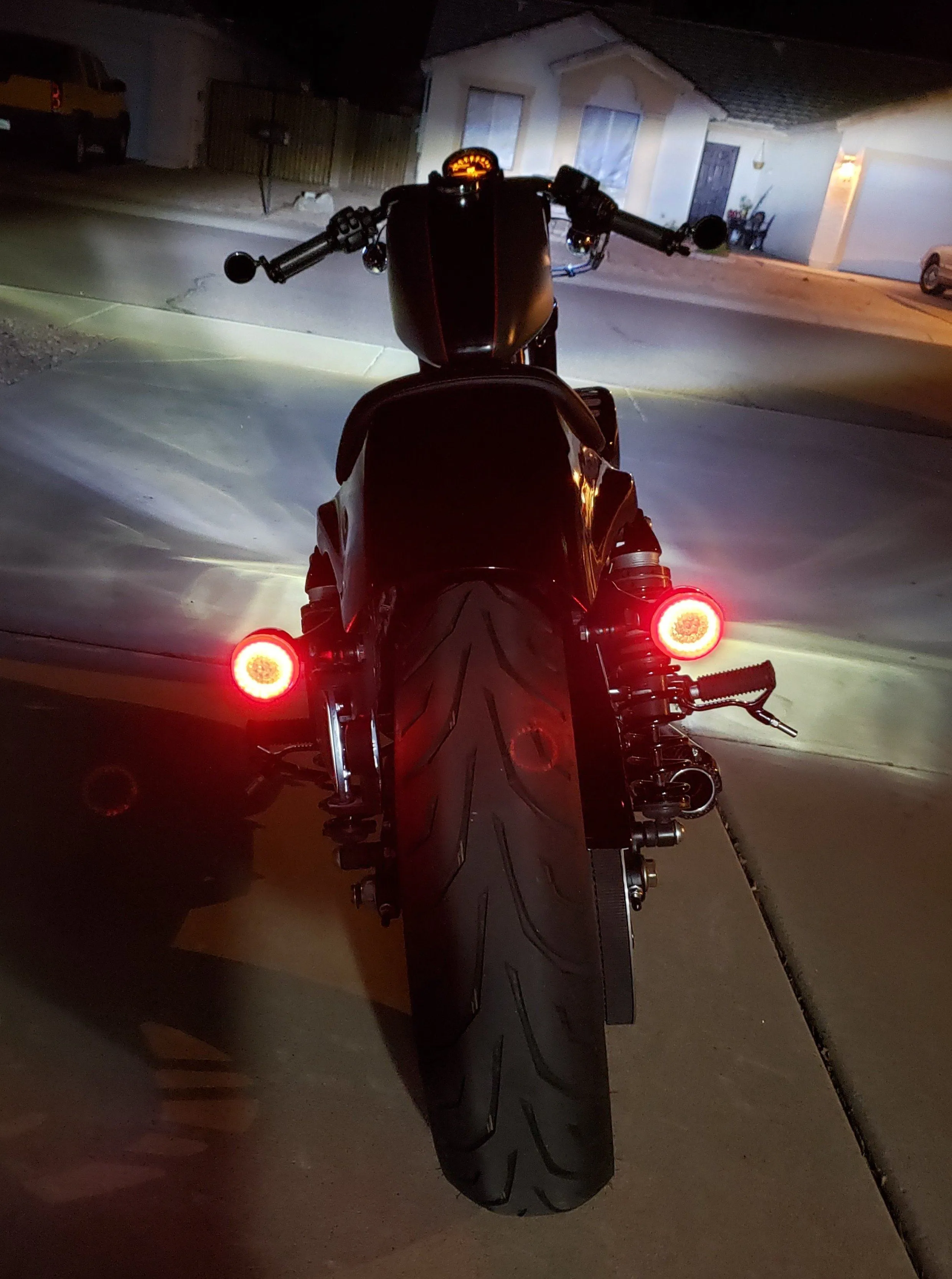 Eagle Lights 2” LED Turn Signal, Running and Brake Light Kit for Harley Davidson Motorcycles- Generation I / 1157 Front / 1157 Rear