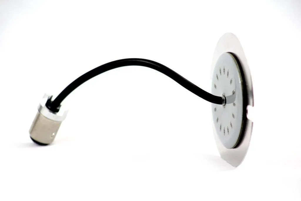 Eagle Lights 3 1/4" Front and Rear LED Turn Signal Kit For Harley Davidson Motorcycles - Generation II / Red Rear Turn Signals