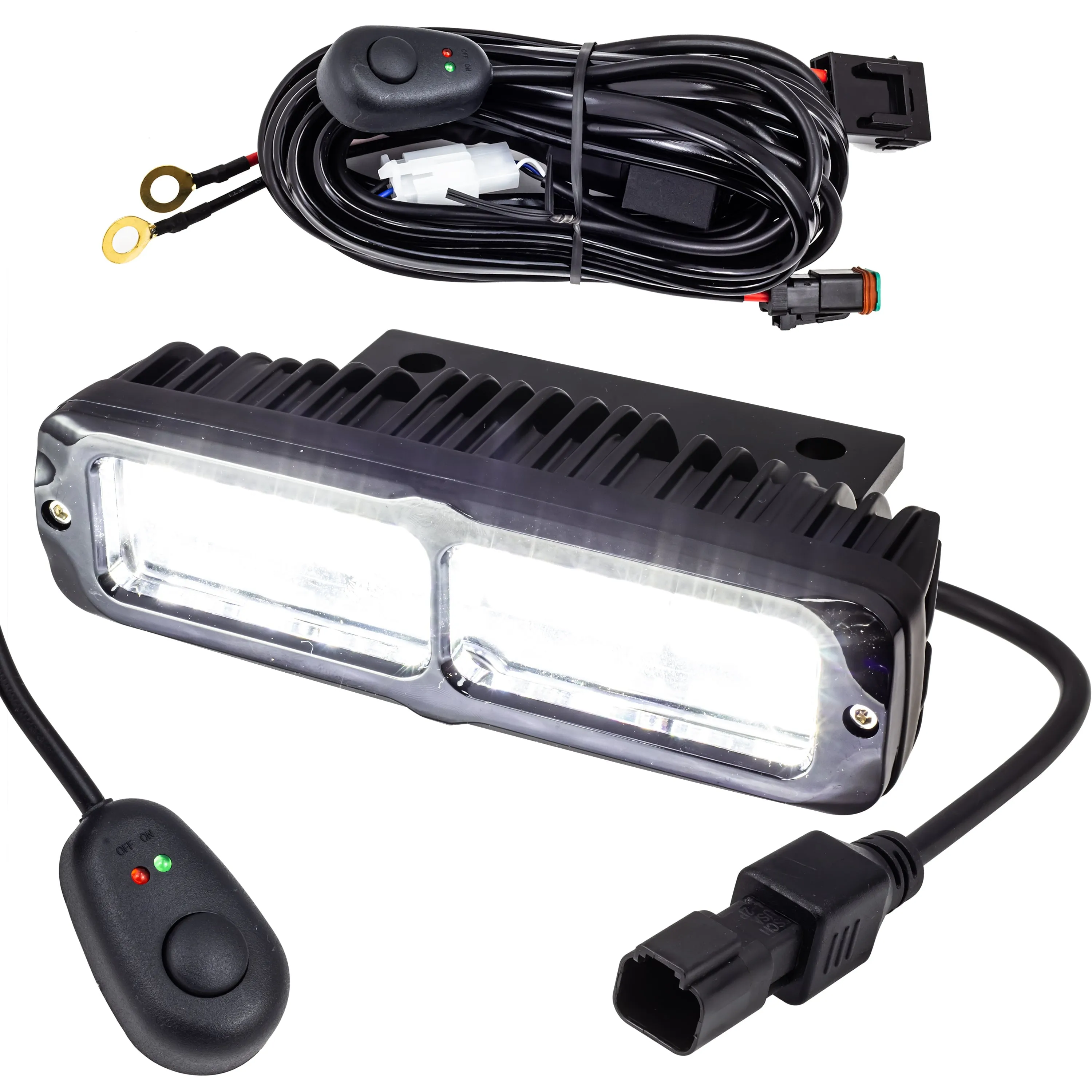Eagle Lights 6" Generation II LED Projection Light Bar with Plug and Harness for 2020 - Current Harley Davidson Low Rider S