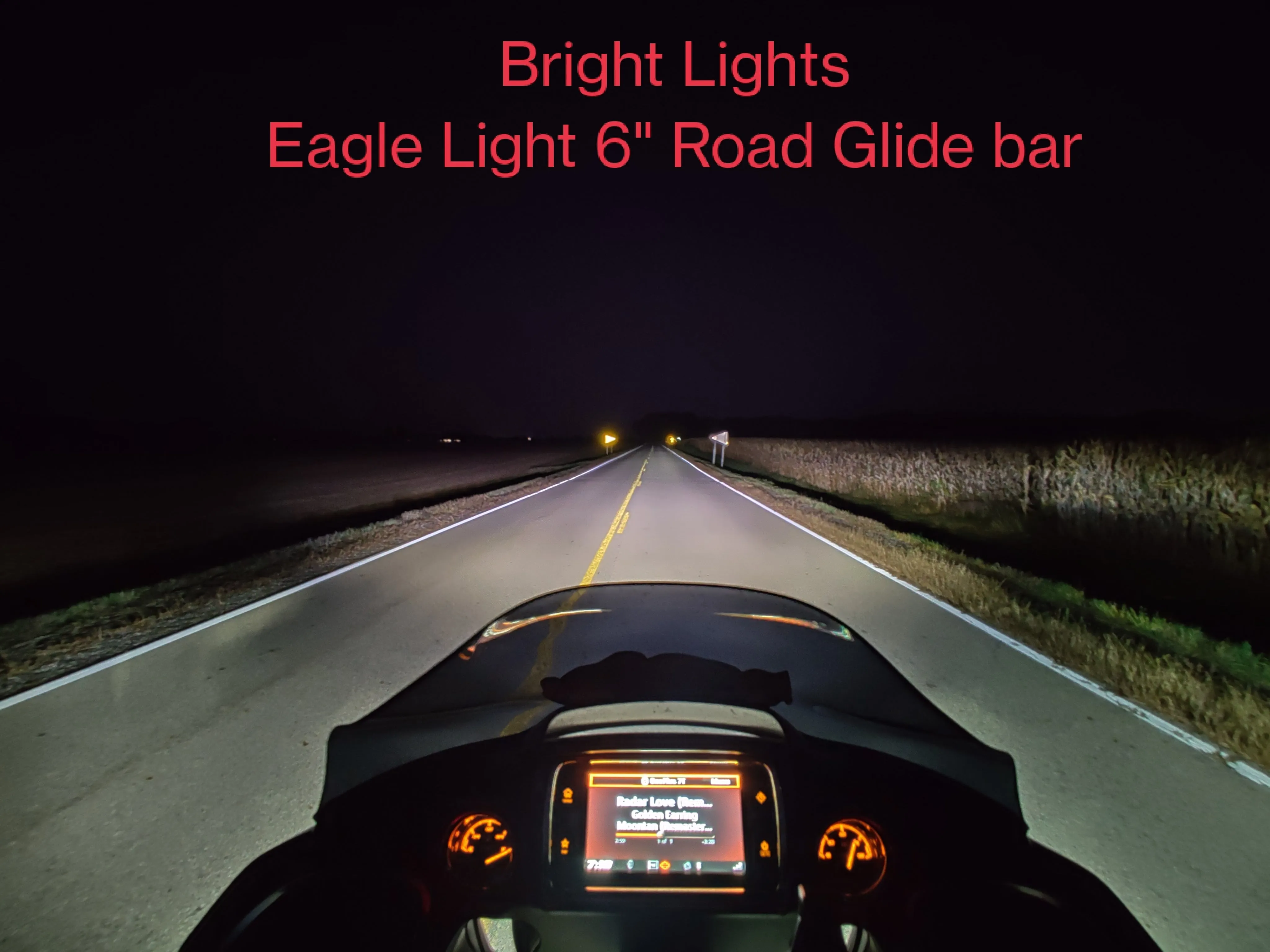 Eagle Lights 6" Generation II LED Projection Light Bar with Plug and Harness for 2020 - Current Harley Davidson Low Rider S