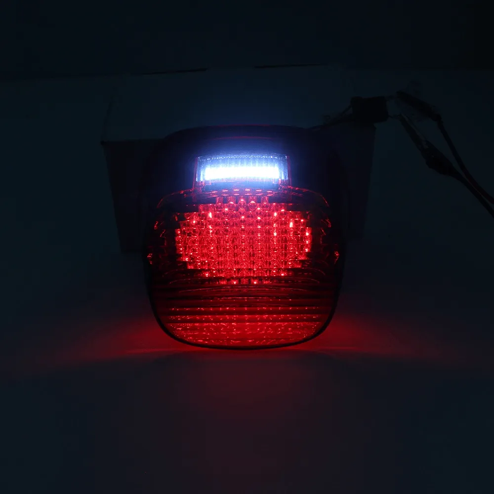 Eagle Lights Flashing Strobe Layback LED Tail Brake Light Kit for Harley Davidson 2021 - Current Low Rider Models