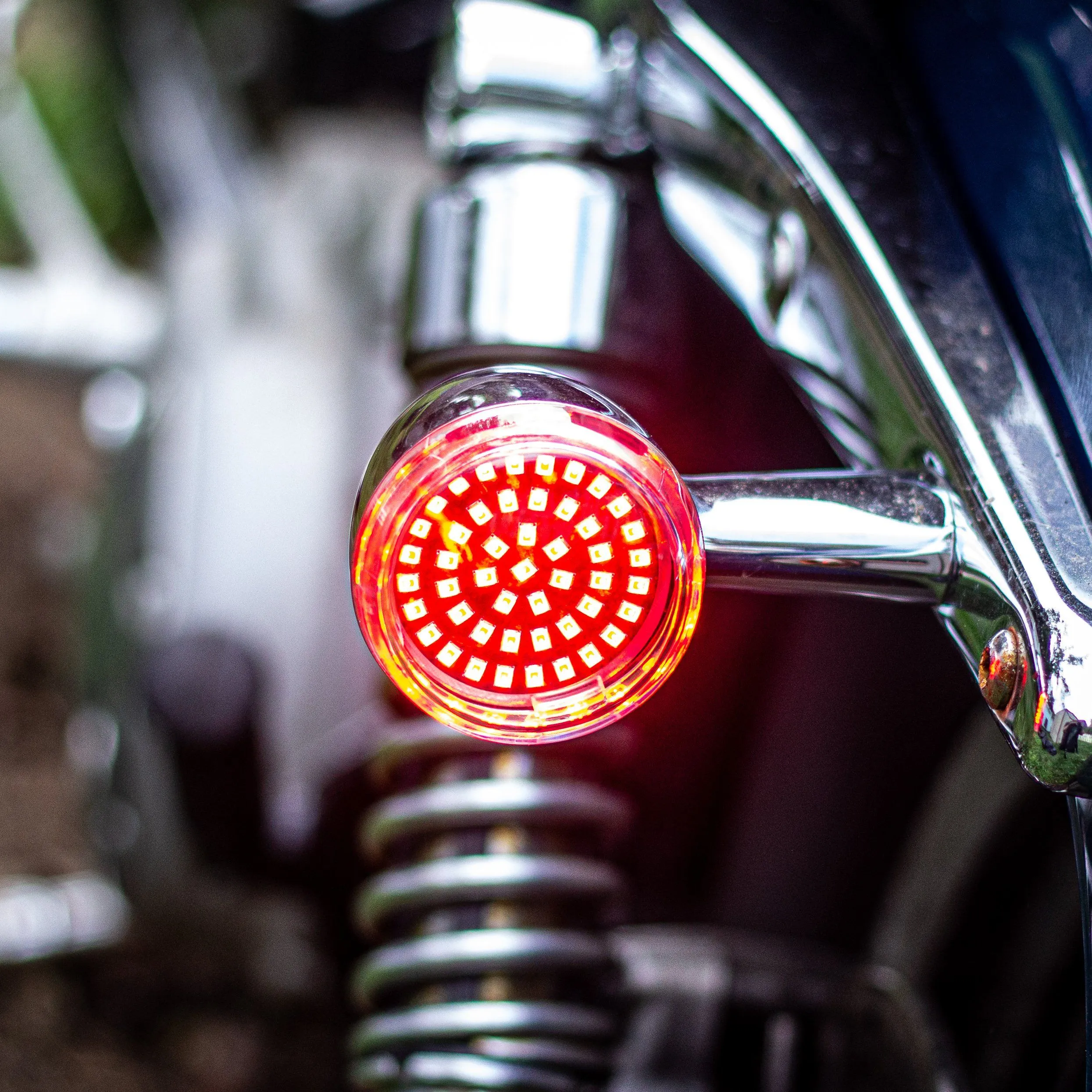 Eagle Lights Midnight Edition Front and Rear LED Turn Signal Kit for Harley Davidson Motorcycles- 1157 Front / 1157 Rear