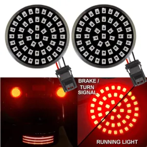 Eagle Lights Midnight Edition Rear LED Turn Signals for 2016  Harley Davidson CVO Models
