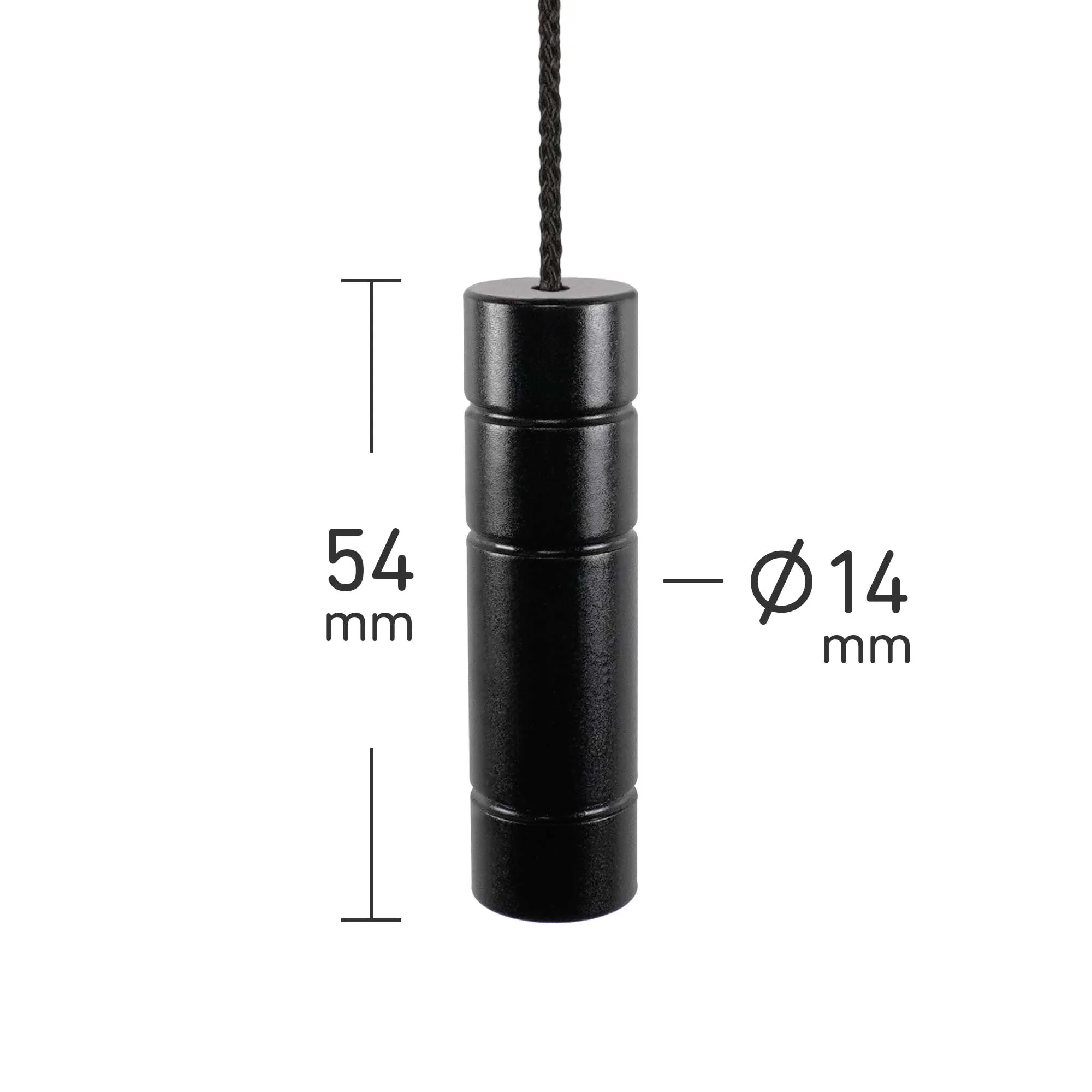 ElekTek Premium Brushed Brass Bathroom Light Pull Cord Switch Kit with Pull Chain Handle