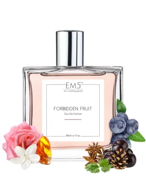 EM5™ Forbidden Fruit Perfume for Women | Sweet Fruity Floral Warm Spicy |  Luxury Gift for Her | 50 ml Spray / 15 ml Spray