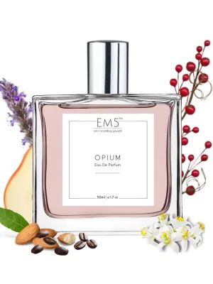 EM5™ Opium Perfume EDP Spray for Women | Vanilla Coffee White Floral Fragrance Accords | Luxury Gift for Her | Variants Available: 50 ml Spray / 15 ml Spray