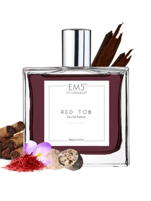EM5™ Red Tob Unisex Perfume EDP Spray for Men & Women | Spicy Tobacco Woody Fragrance Accords | Luxury Gift for Him / Her | Variants Available: 50 ml Spray / 15 ml Spray