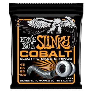 Ernie Ball Hybrid Slinky Cobalt Electric Bass Strings, 45-105 Gauge