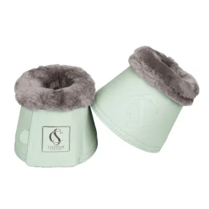Eskadron Powder green faux fur overreach boots