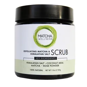 Exfoliating Matcha & Himalayan Salt SCRUB - 100g