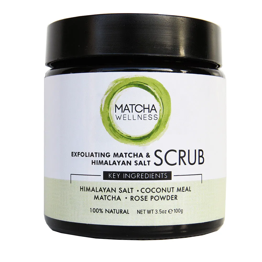Exfoliating Matcha & Himalayan Salt SCRUB - 100g