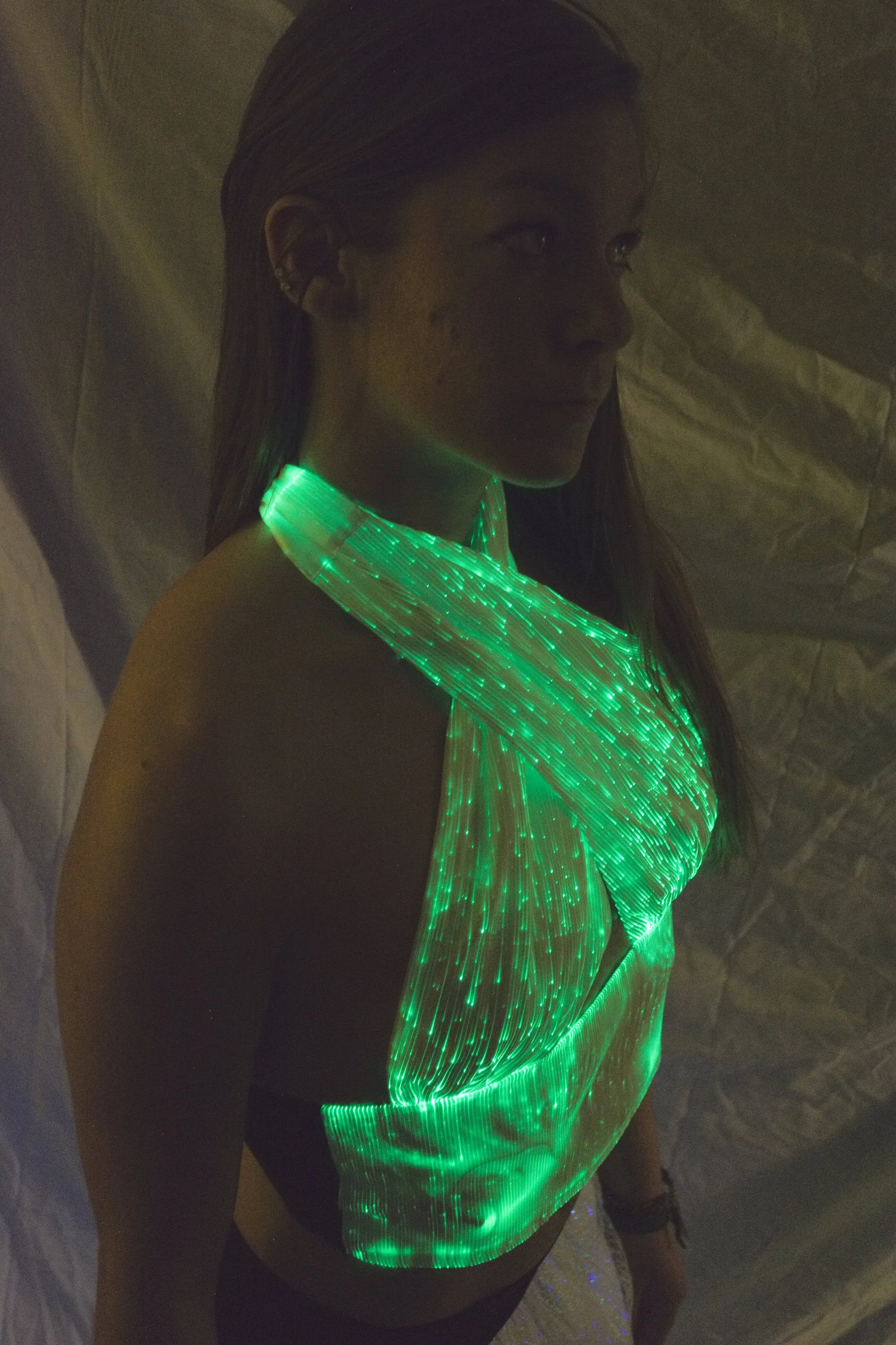 Fiber Optic Crossed Top