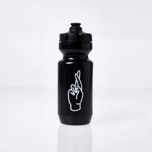 FINGERSCROSSED Water Bottle - Black