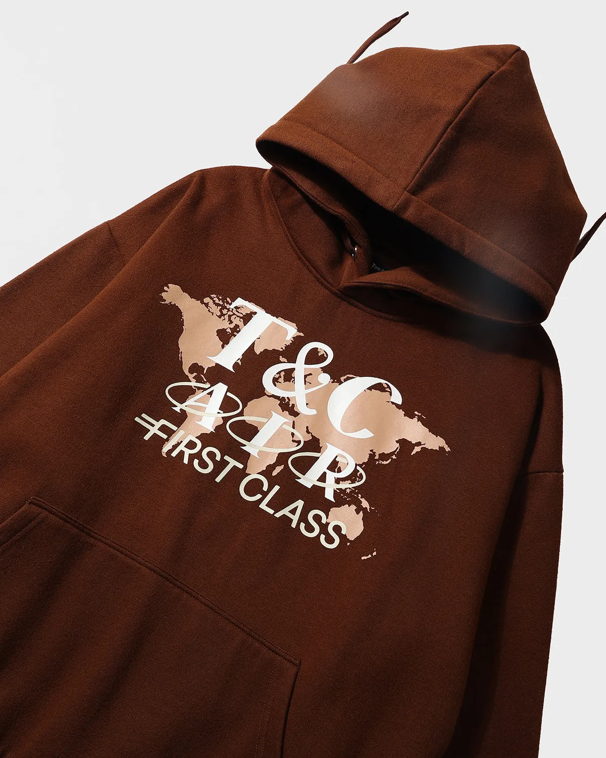 First Class Tracksuit & Beanie Scarf Set in Brown