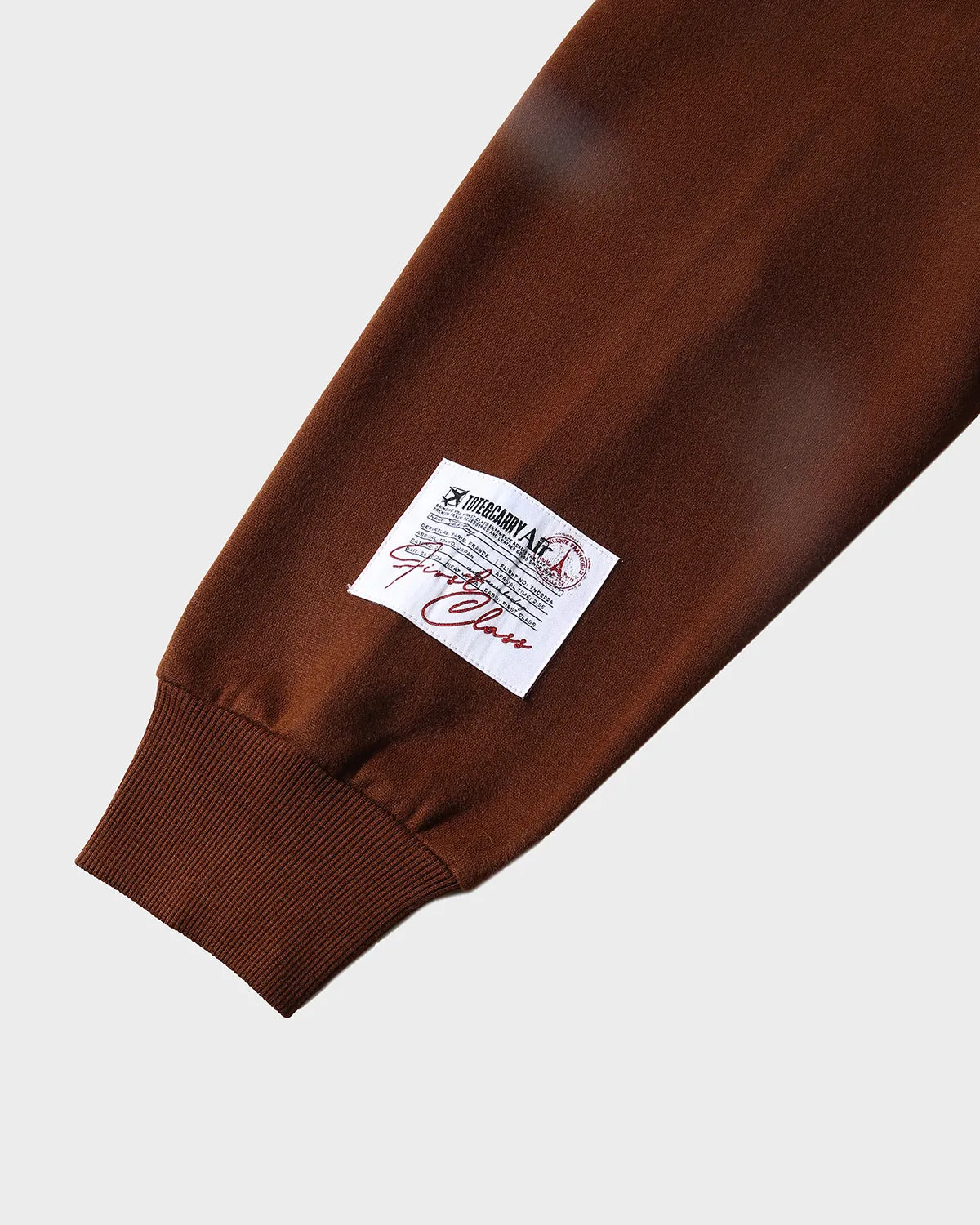 First Class Tracksuit & Beanie Scarf Set in Brown