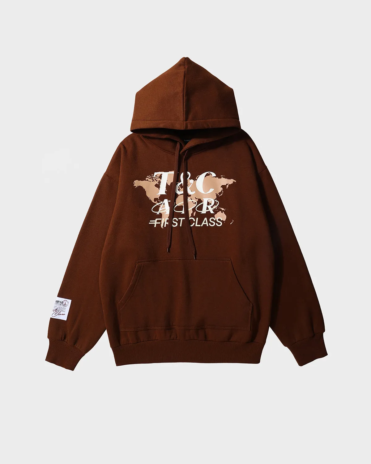 First Class Tracksuit & Beanie Scarf Set in Brown